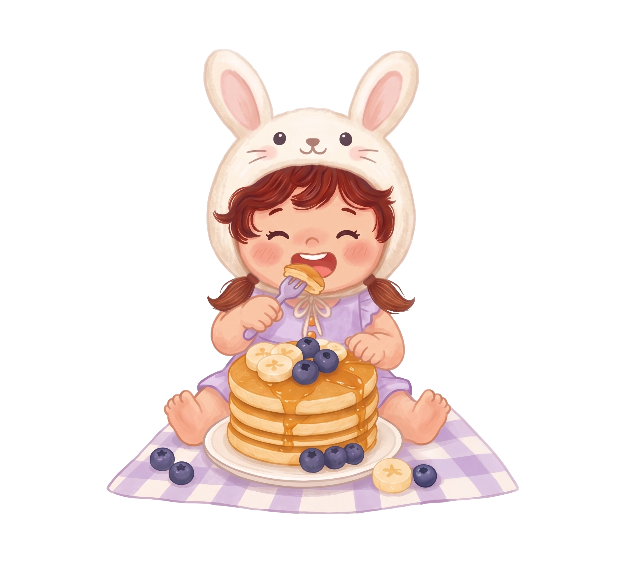 Rabbit, the Groomy Fun Meals + Snacks mascot